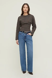 Striped Dolman Heavy Cotton Top