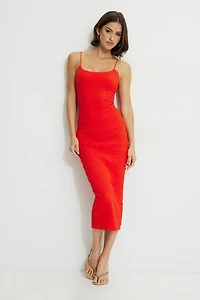 Simona Textured Maxi Dress