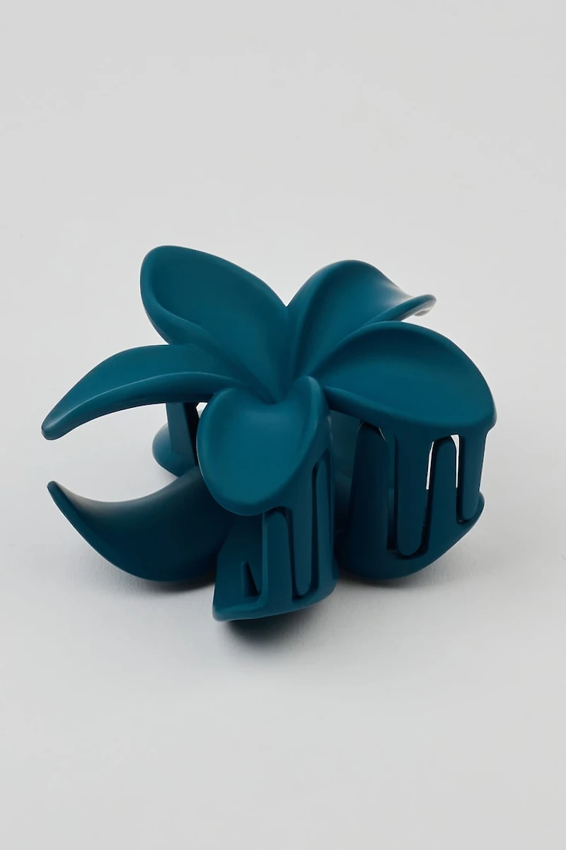 Matte Flower Hair Claw
