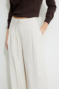 Pantalon à cordon et jambe large