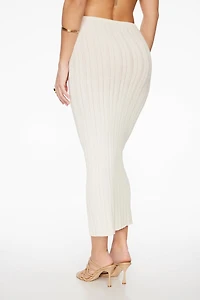 Ribbed Bodycon Maxi Skirt