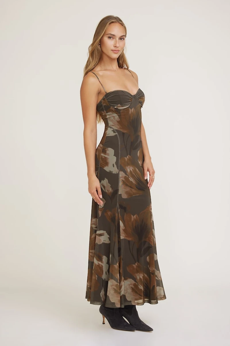 Monet Mesh Maxi Dress
