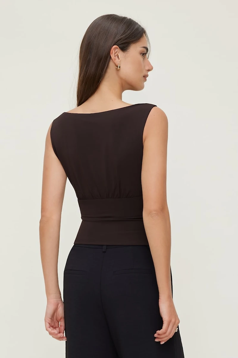 Sculpt Cinched Waist Top