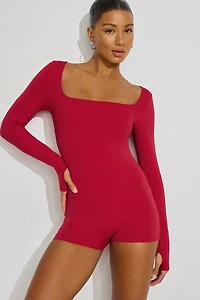 SoftActive Square Neck Romper