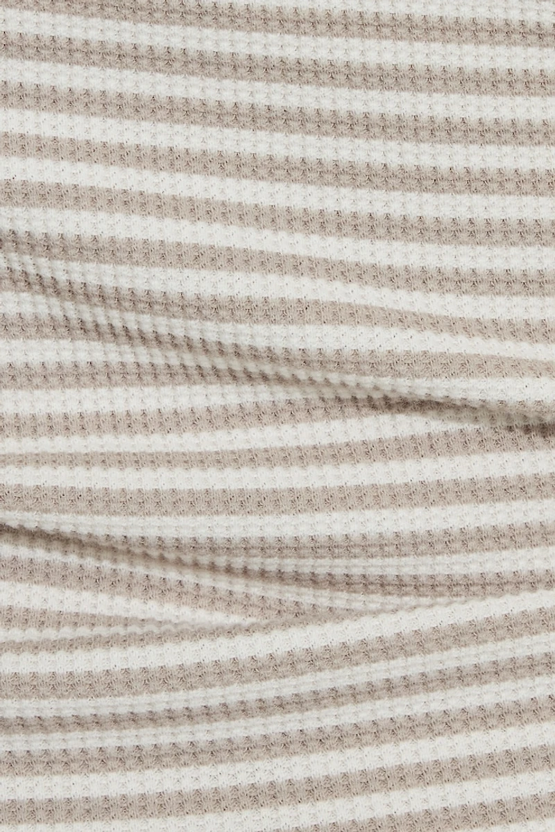 Camisole gaufrée à col échancr