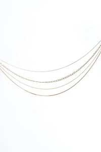 Set of 5 Dainty Chain Necklaces
