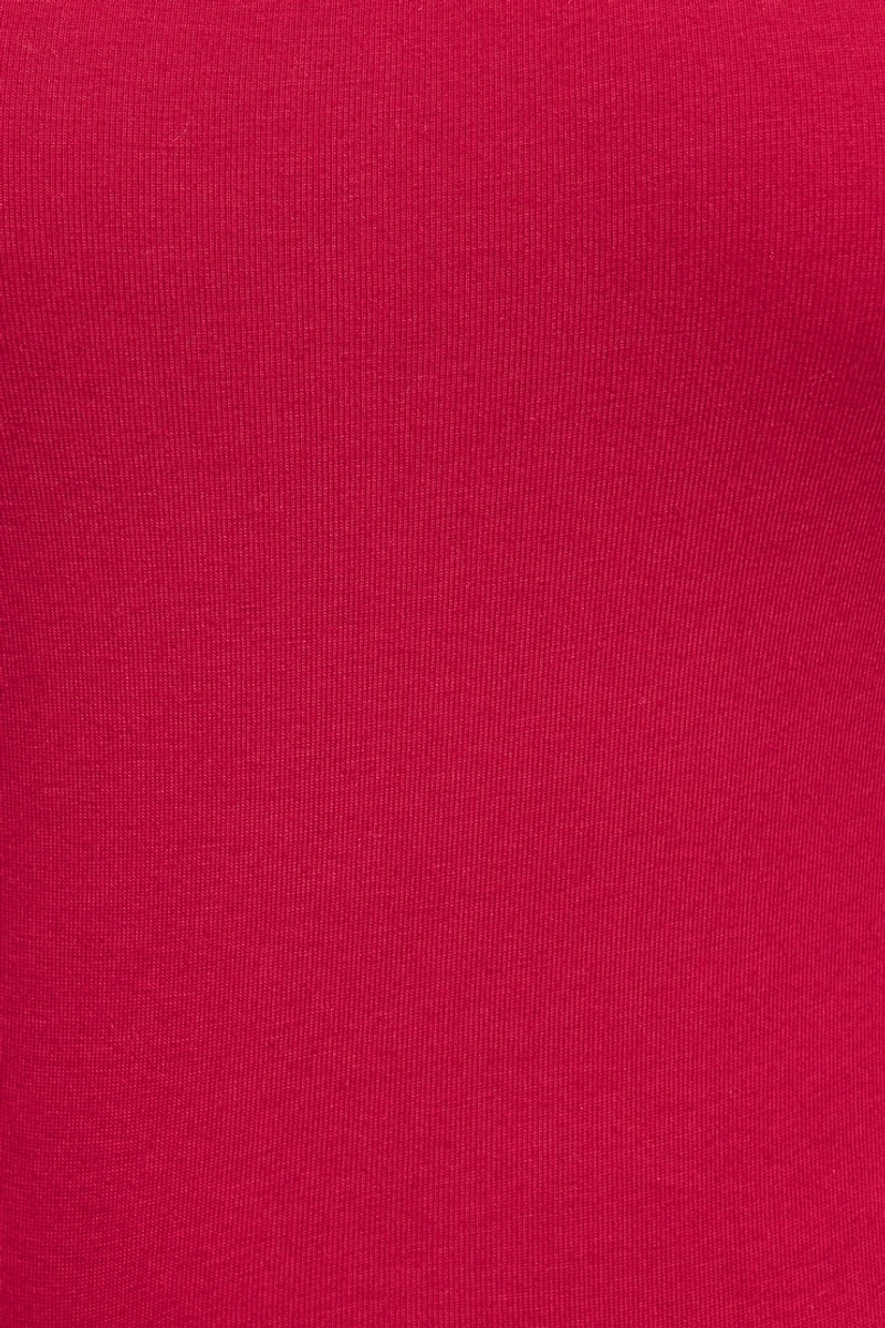 Mid Neck Cropped Tank Top