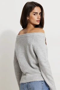 Chandail à épaules dégagées Heavenlyarnᴹᶜ