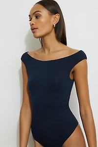 Off Shoulder Jersey Bodysuit