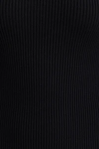 Slit Midi Sweater Dress