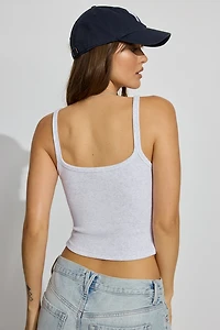 Ribbed Scoop Cami Top
