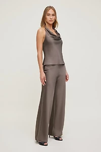 Izzy Wide Leg Satin Pants