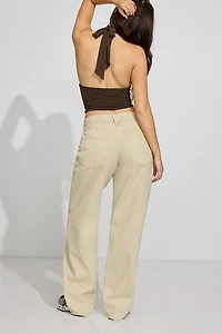 Pantalon ample à taille basse