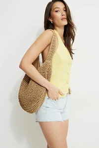 Straw Tote Bag