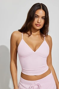 Sleek Plunge Cup Cami Top