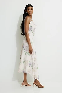 Celeste Asymmetric Maxi Slip Dress