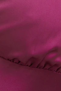 Sage Satin Maxi Dress