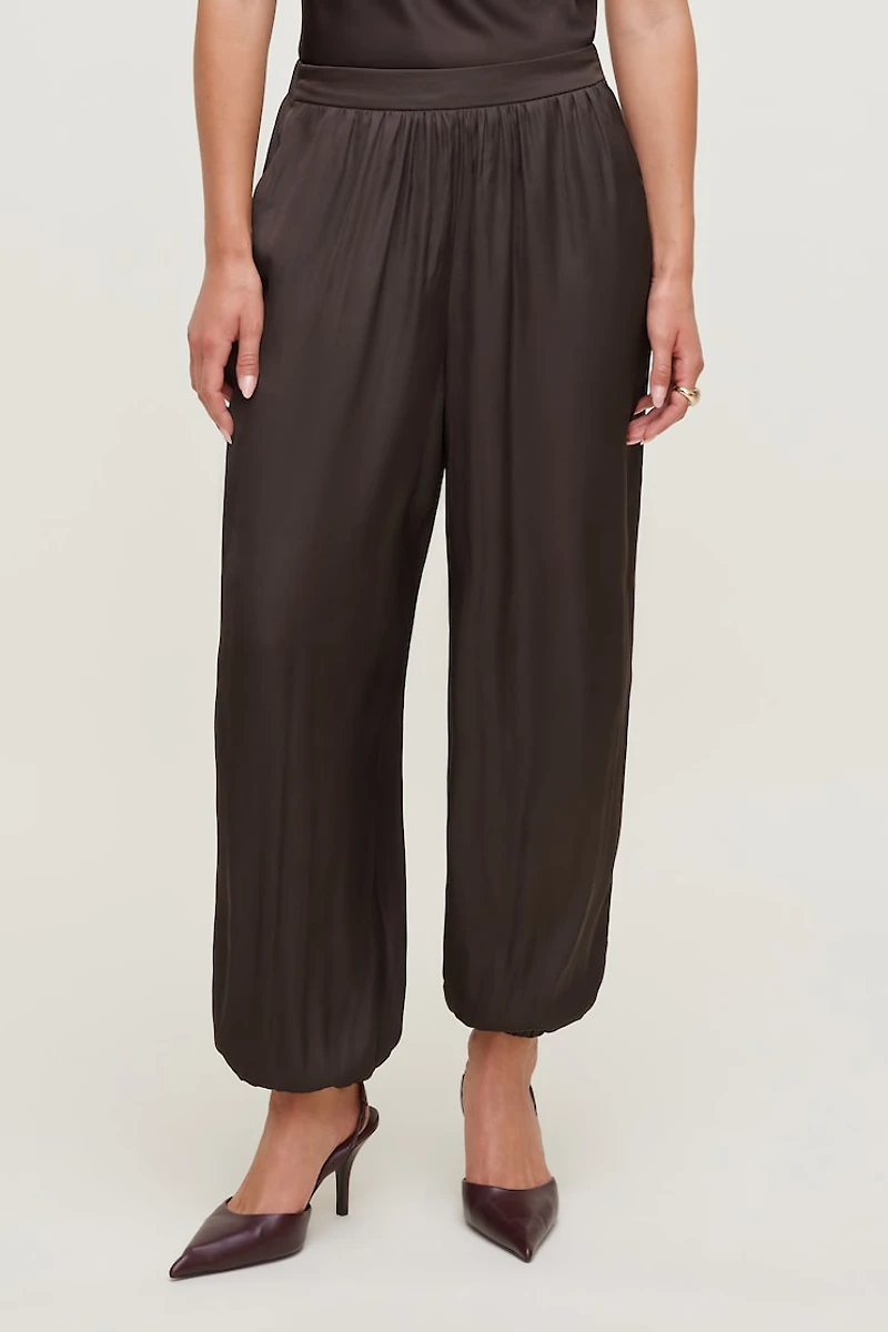 Satin Balloon Pants