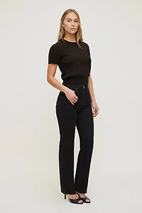 Olivia Comfort High Rise Straight Leg Jeans