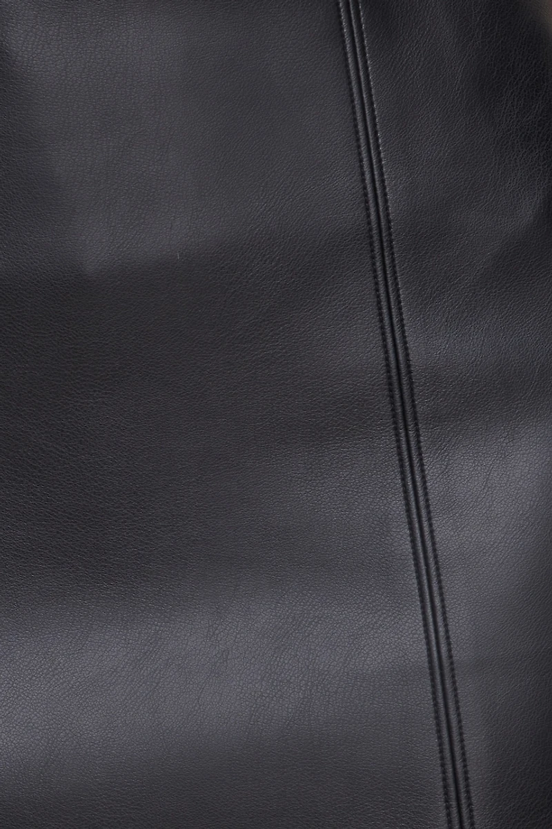 Minijupe en faux cuir Kylie