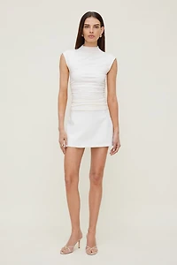 Sculpt Shirred T Shirt