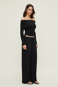 Off Shoulder Sweater