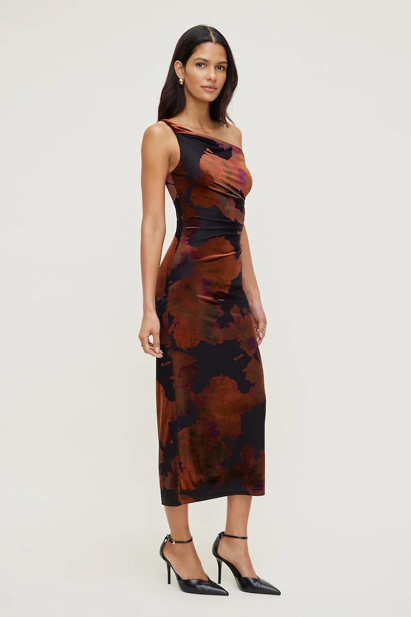 Jayde Burnout Maxi Dress