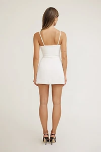 Kylie Satin Mini Skirt