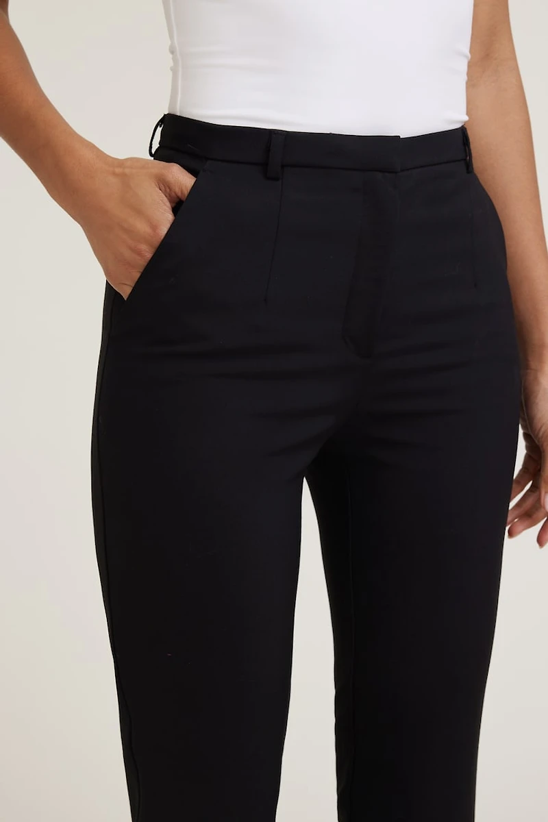 High Rise Slim Leg Pants