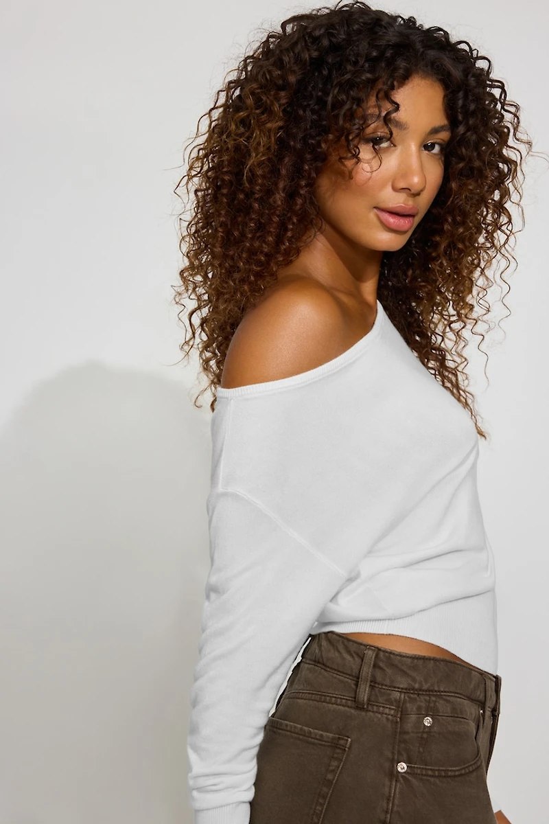 Chandail fin asymétrique Rae