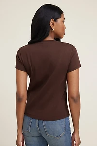Emy Slim Cotton T Shirt