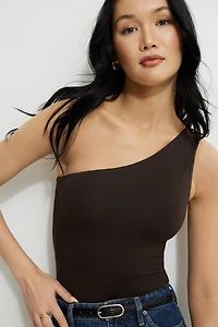 Single Shoulder Jersey Bodysuit