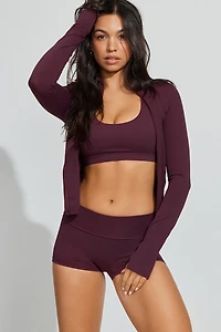 Soutien-gorge de sport à dos nageur et col échancr