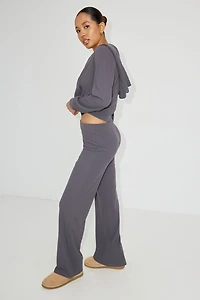 Flared Sleep Rib Pant
