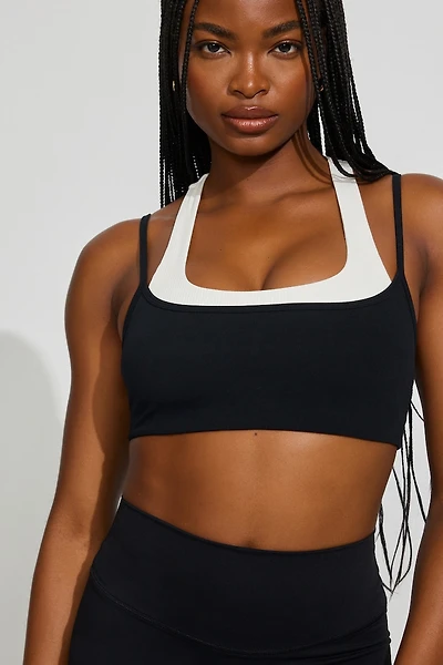 Ribbed Active Top