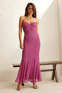 Monet Mesh Maxi Dress