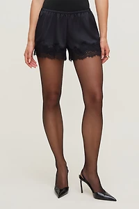 Lace Satin Shorts