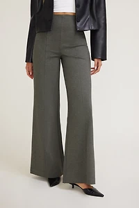 Wide Leg Ponte Pants