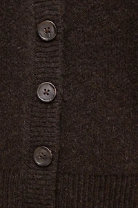 Cardigan décontracté à col en V