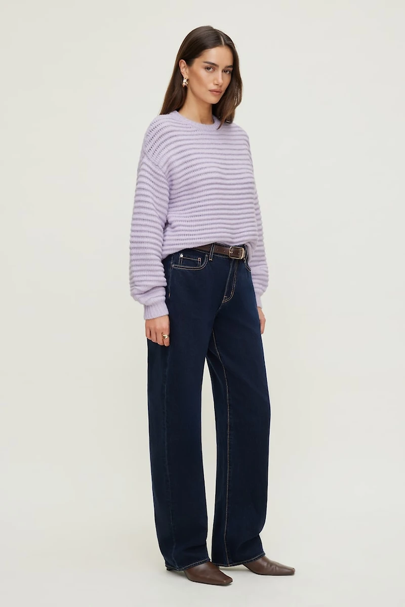 Chandail en tricot côtelé Lorelai