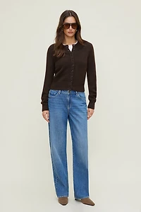 Cardigan à col rond Rebecca