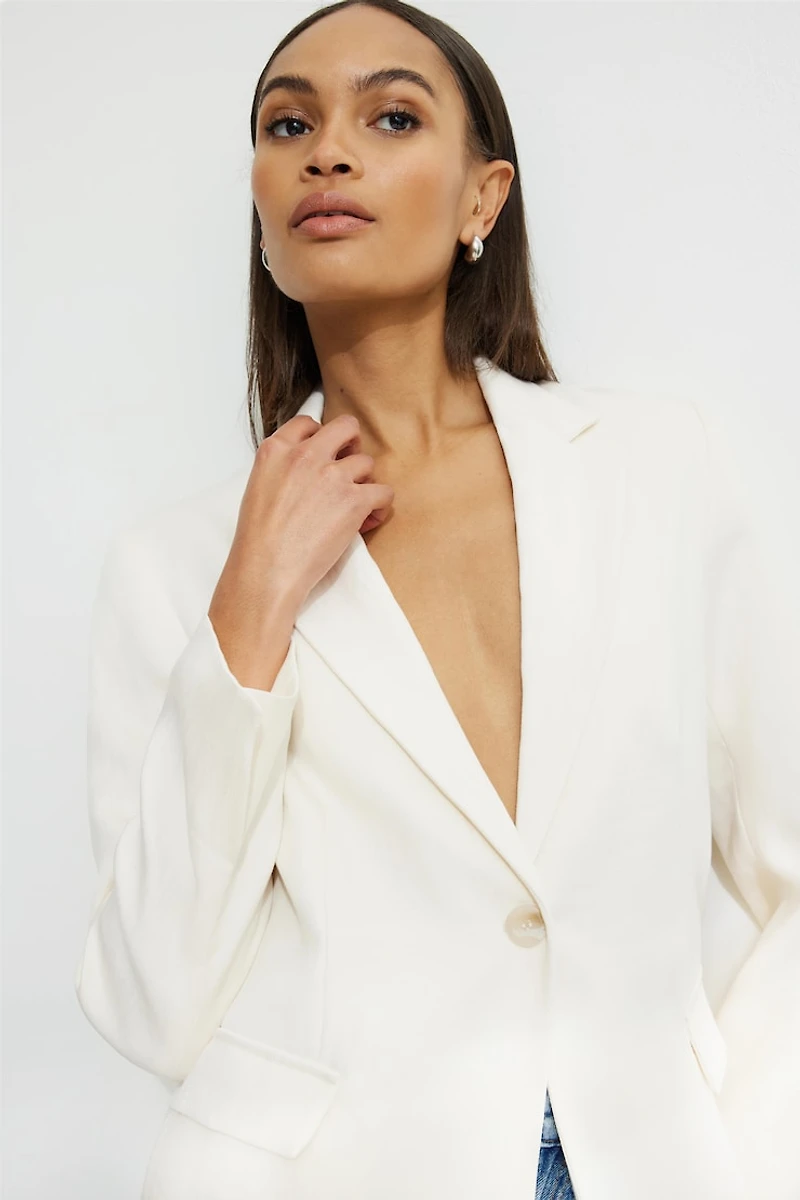 Straight Single Breasted Blazer