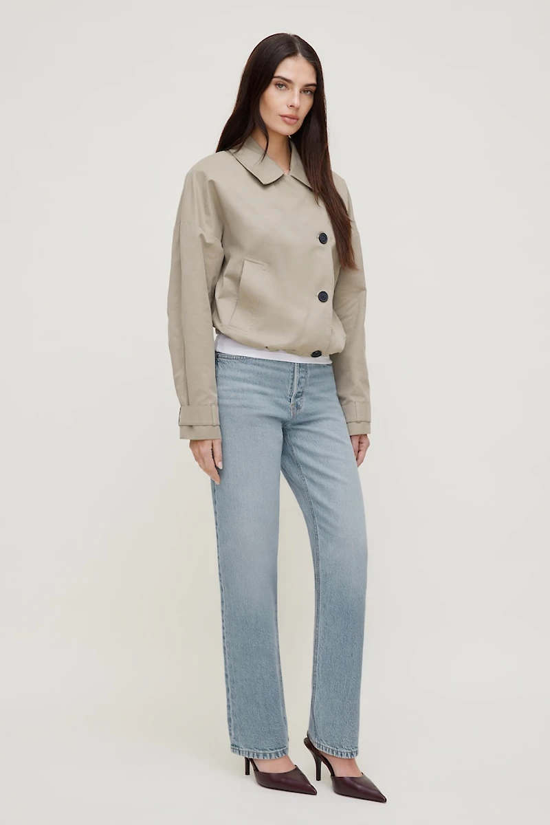 Olivia Comfort High Rise Straight Leg Jeans