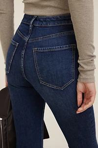 Jean skinny extensible à taille haute Goldie