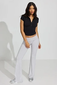 Sleek Short Sleeve Polo Top