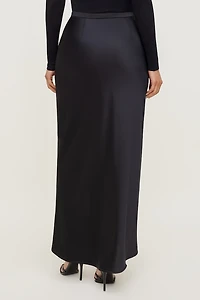 Satin Maxi Skirt