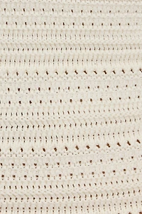 Crochet Halter Mini Dress