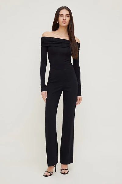 Off Shoulder Long Sleeve Top