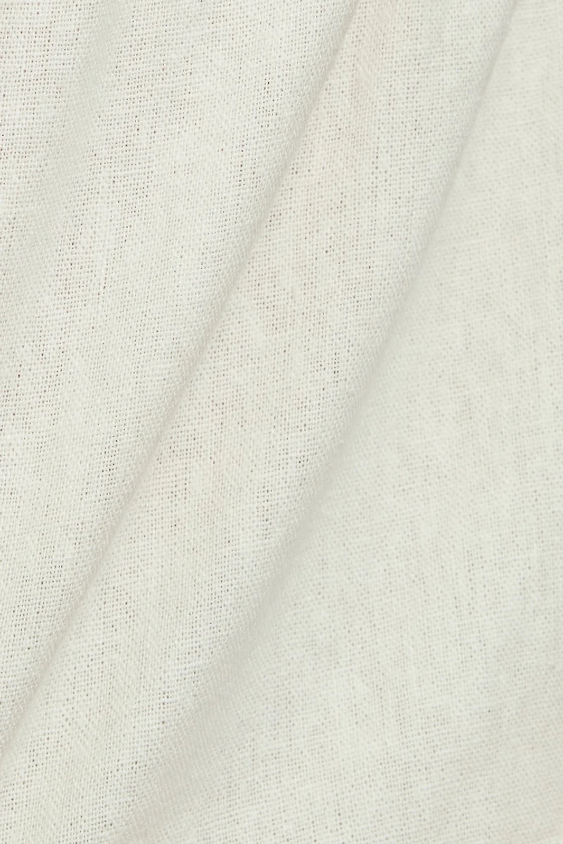 Linen Tie Back Halter Top