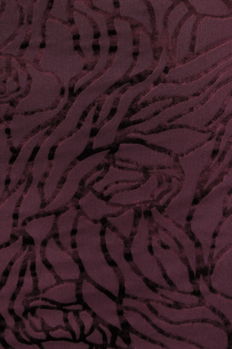 Jupe midi Alana à effet usé